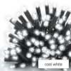 Kép 1/5 - Jégcsapfüzér Szett. Fekete vezetékes, Hideg fehér fényszínű 3-30m