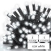 Kép 1/5 - Jégcsapfüzér Szett. Fekete vezetékes, Hideg fehér fényszínű, Sziporkázó Ledekkel 3-15m