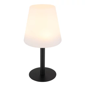 Szolár lámpa könnyűfém fehér fekete matt színű. Nyomáskapcsolóval és lépcsőkapcsolóval ellátott. RGB színváltás Globo -33894-