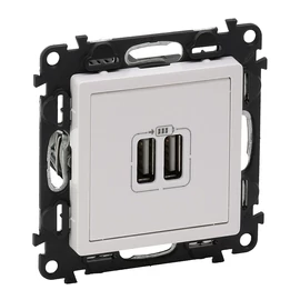 Valena Life fehér 2xUSB informatikai csatlakozó Legrand 753112