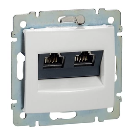 Valena fehér 2xRJ45-C6AS informatikai csatlakozó Legrand 770073