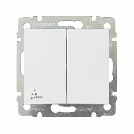 Valena IP44 fehér 106+6 kapcsoló Legrand 770098