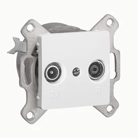 Cariva fehér TV+R TV csatlakozó végponti, 10dB Legrand 773633