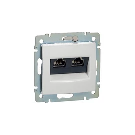 Valena fehér 2xRJ45-C5eU informatikai csatlakozó Legrand 774239