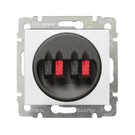 Valena fehér 4 pólusú antenna csatlakozó Legrand 774424