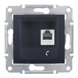 Sedna grafit RJ11 aljzat